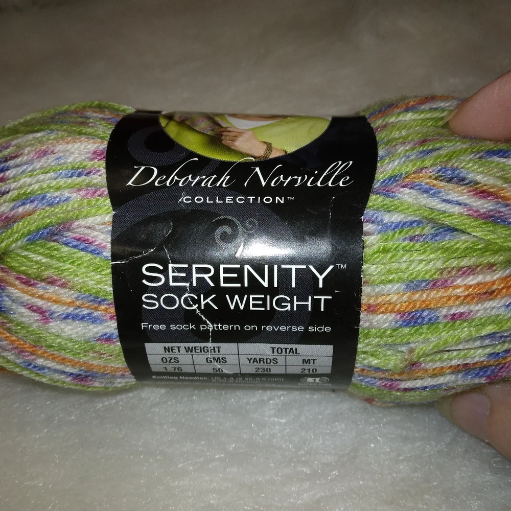 YARN Deborah Norville Collection Serenity Sock Weight in color Thyme